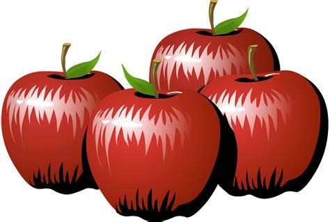 Four Apples Clipart Free Download Transparent Png Creazilla