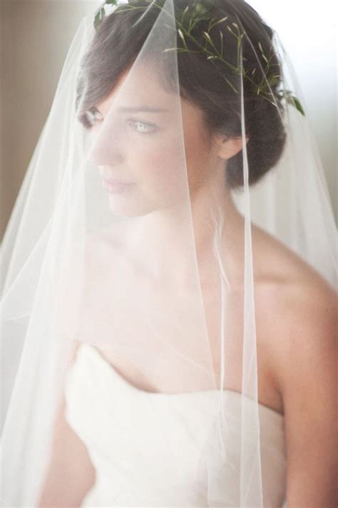 Wedding Veils Simple Flower Crowns Veil Hairstyles Wedding