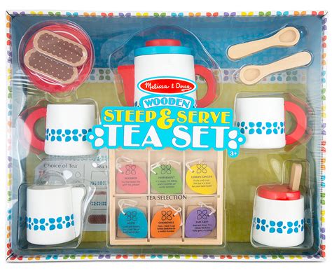 Melissa And Doug Wooden Steep And Serve Tea Set Nz