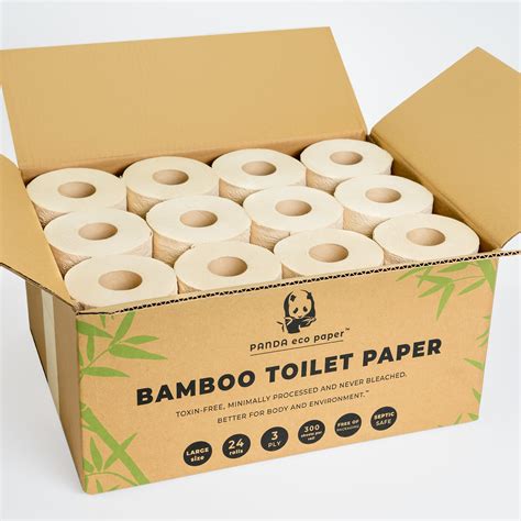 Panda Eco Paper Bamboo Toilet Paper Rusticstrengthwholesale