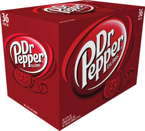 Dr Pepper Soda 36 Cans 12 Fl Oz Kroger