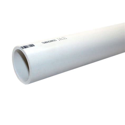 Jm Eagle 1 In X 10 Ft White Pvc Schedule 40 Pressure Plain End Pipe 531194 The Home Depot
