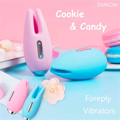 Svakom Cookie Candy Silicone Nipple Clitoris Stimulator Rechargeable Waterproof Foreplay