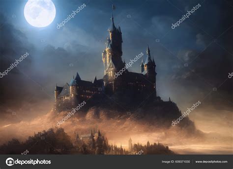 Mighty Castle Moonlight Stock Photo By ©ecrafts 609371030