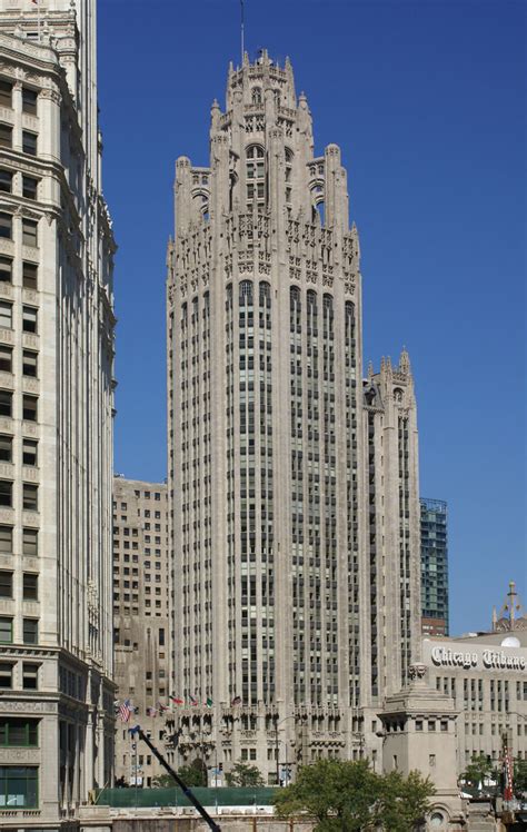 Chicago Tribune Tower Chicago 1925 Structurae