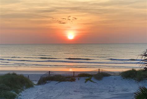 Todays Sunrise At Crescent Beach Florida Rsunrise
