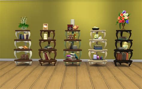Ts4 4 More Base Game Decluttered Shelves With Slots Theidlesim