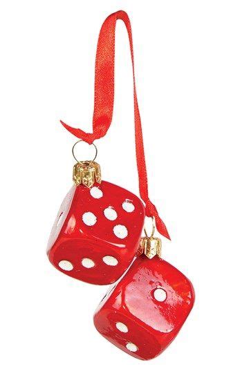 nordstrom at home pair of dice ornament nordstrom ornaments christmas floral christmas