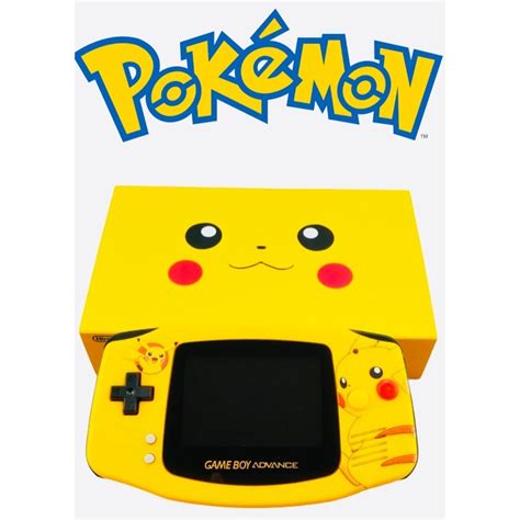 Limited Edition Pokemon Pikachu Gameboy Advance Wultra Bright Screen