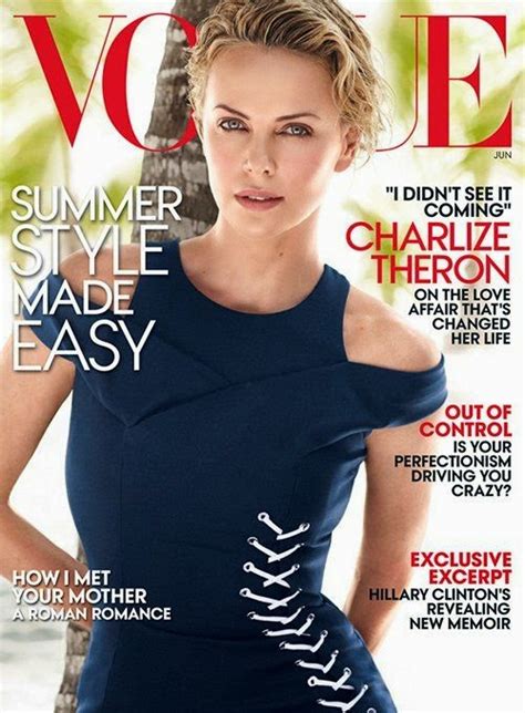 Retro Bikini Charlize Theron Shows Off Her Easy Way Of Love On June