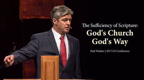 Paul washer & voddie baucham on unbiblical dating. The Sufficiency of Scripture: God's Church God's Way ...