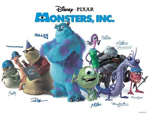 Monstersinc Cast Disney Pixar Movies Monsters Inc Movie Monsters Inc