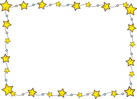 Star Frame Png Isolated File Png Mart