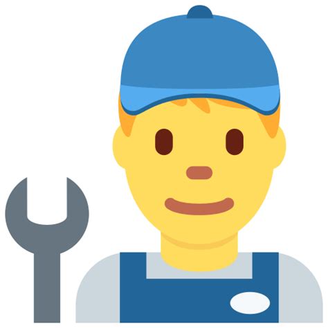 👨‍🔧 Man Mechanic Emoji Meaning With Pictures From A To Z