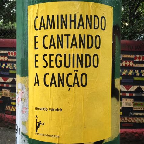 Caminhando E Cantando Letra