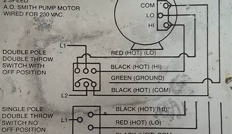 hayward super pump wiring diagram 115v