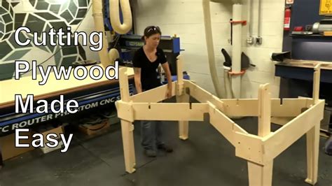 Cutting Plywood Made Easy With Diy Folding Workbench Youtube