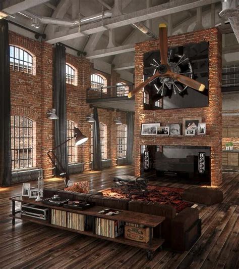 Modern Industrial Rustic Living Room