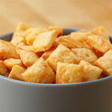 Homemade Cheese Crackers Recipe By Tasty