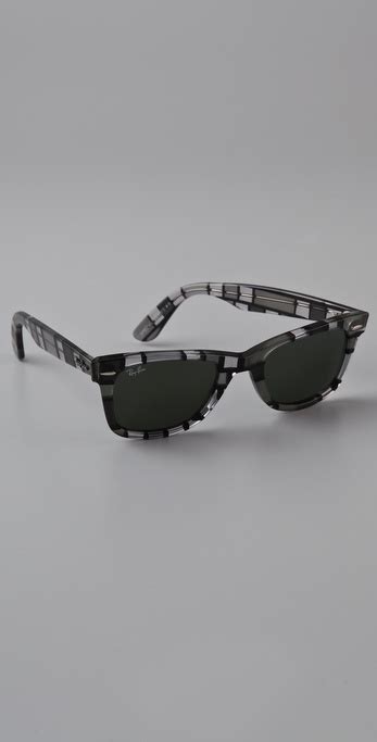 Ray Ban Wayfarer Sunglasses In Grey Gray Lyst