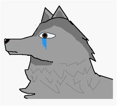 Hd Sad Wolf Cartoon Png Download Sad Wolf Cartoon Drawing