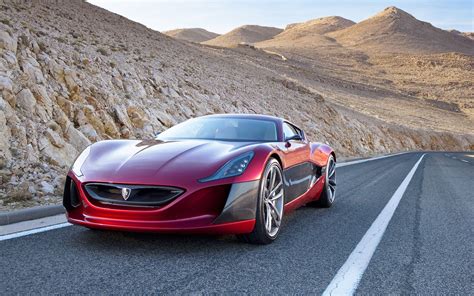 Rimac Concept One Rimac Concept One Editorial Stock Photo Image Of