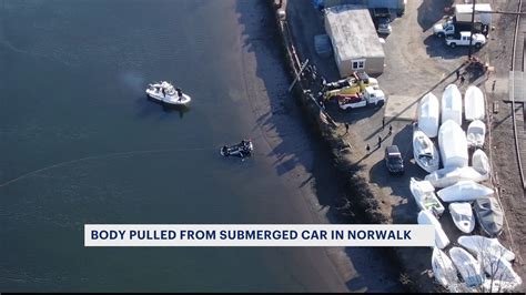 Norwalk Police Body Found In Vehicle Submerged In Norwalk River