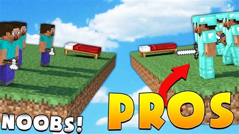 3 Pros Vs Noobs Minecraft Bed Wars Youtube