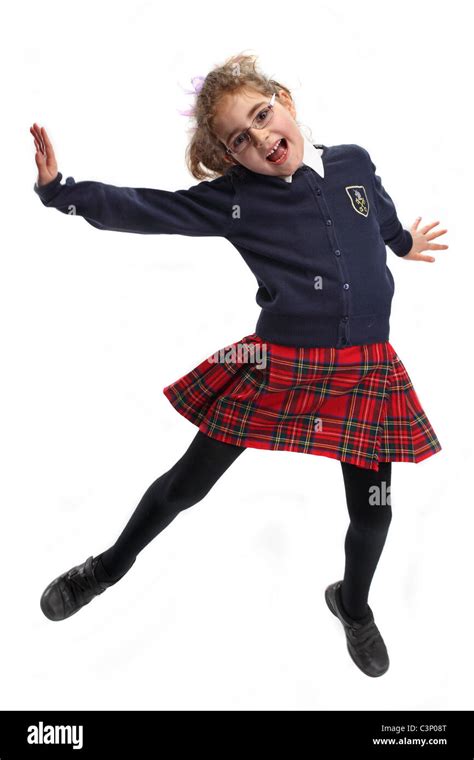 Student School Girl Uniform Schoolgirl Stock Photo Alamy