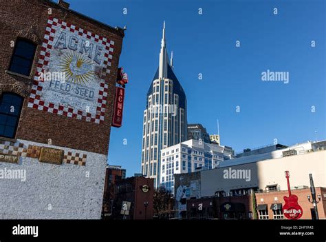 Downtown Scenic Nashville Tennessee Usa Stock Photo Alamy