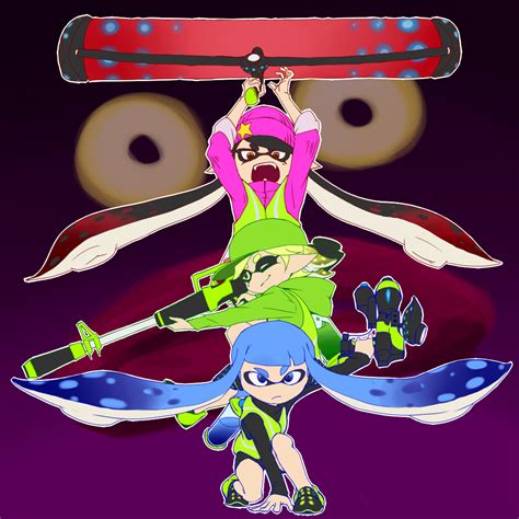 Inkling Inkling Girl Callie Marie And Agent 3 Splatoon And 1 More