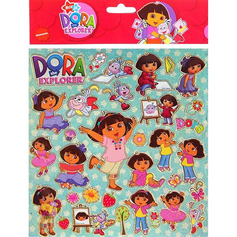 Dora The Explorer Authentic Licensed 12 Sheets Of Stickers