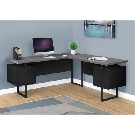 All products from long computer desk category are shipped worldwide with no additional fees. Black / Grey Top Left/Right Facing 70-inch Long Computer ...