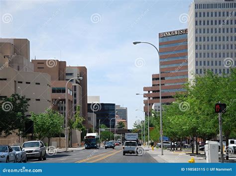 Street Scene In Downtown Albuquerque New Mexico Editorial Image