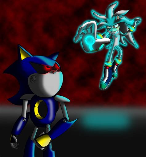 Silver Vs Metal Sonic By Ewered On Deviantart