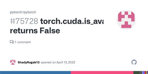Torch Cuda Is Available Returns False Issue Pytorch