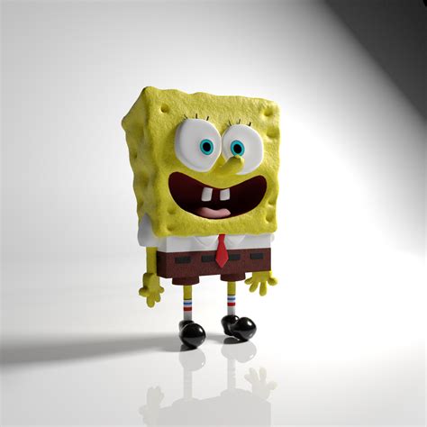 Spongebob Squarepants Model 3d In Kartun 3dexport