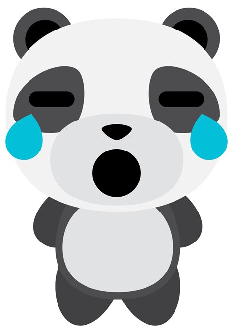 Free Emoji Panda Cry 1202879 Png With Transparent Background
