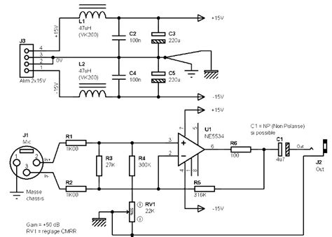 200 Ohms Microphone Preamp Archives Amplifier Circuit Design