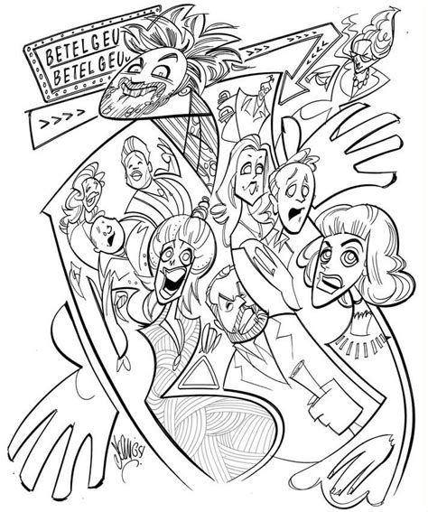 Beetlejuice Coloring Pages Free Printable Coloring Pages For Kids