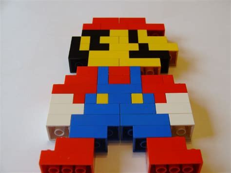 A Simple Mario Model A Lego Creation By Benjamin Jones Mocpages
