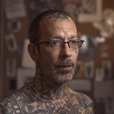 Man With Glasses Tattooed On Face Promokashigoleancrunchnutrition