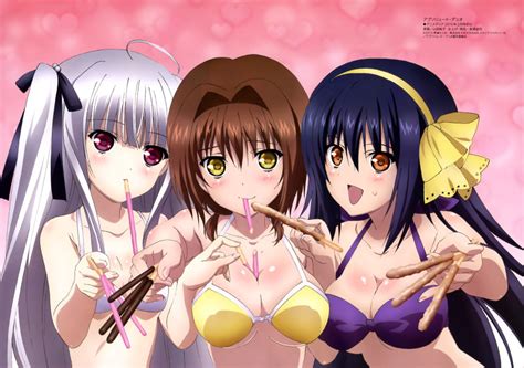 Yamada Yuuko Hotaka Miyabi Tachibana Tomoe Absolute Duo Yurie Sigtuna Absolute Duo Pocky