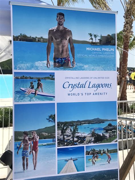 Comanco Meets Michael Phelps At Crystal Lagoons® Amenity Grand Opening