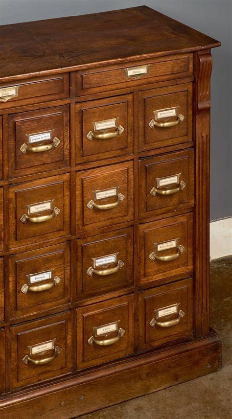 The rustic and antique style of each piece makes them valuable and timeless furniture items to own. Antique French Apothecary Cabinet, circa 1870 For Sale at ...