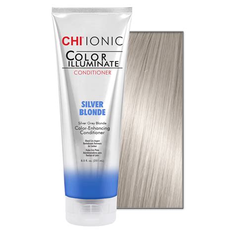 Chi Ionic Color Illuminate Conditioner Silver Blonde 85 Oz