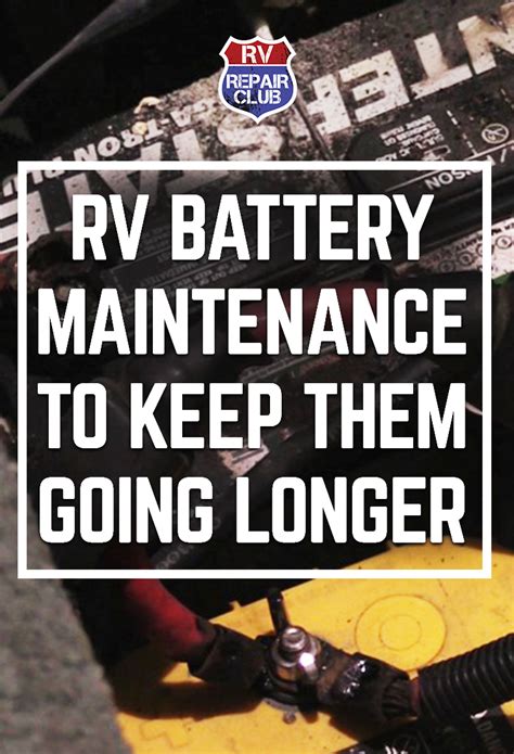 Your Rv Batteries Have Two Jobs The Automotive Battery To Start And
