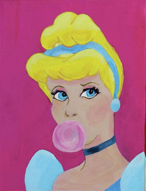 Cinderella Bubble Blower Painting By Michele Rae Roberts