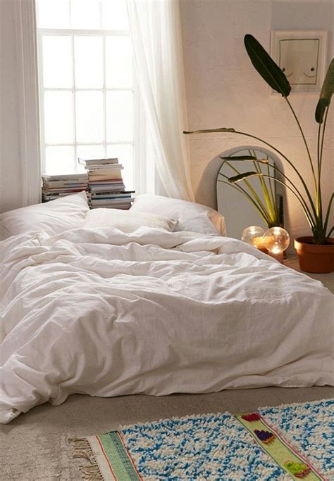 Urban Outfitters White Bedding Cozy Room Cozy Room Cozy Room Bedroom Bedroom Decor Cozy
