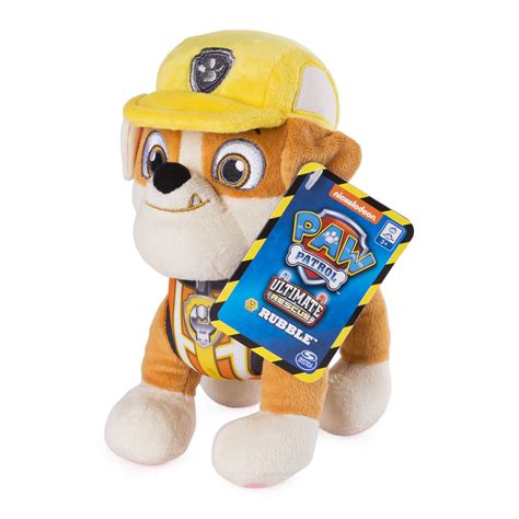 Paw Patrol 8 Inch Ultimate Rescue Construction Rubble Plush For Ages